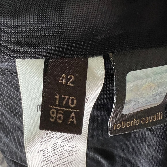 Roberto Cavalli shoulder cutout animal print dress 42 M - Picture 10 of 13